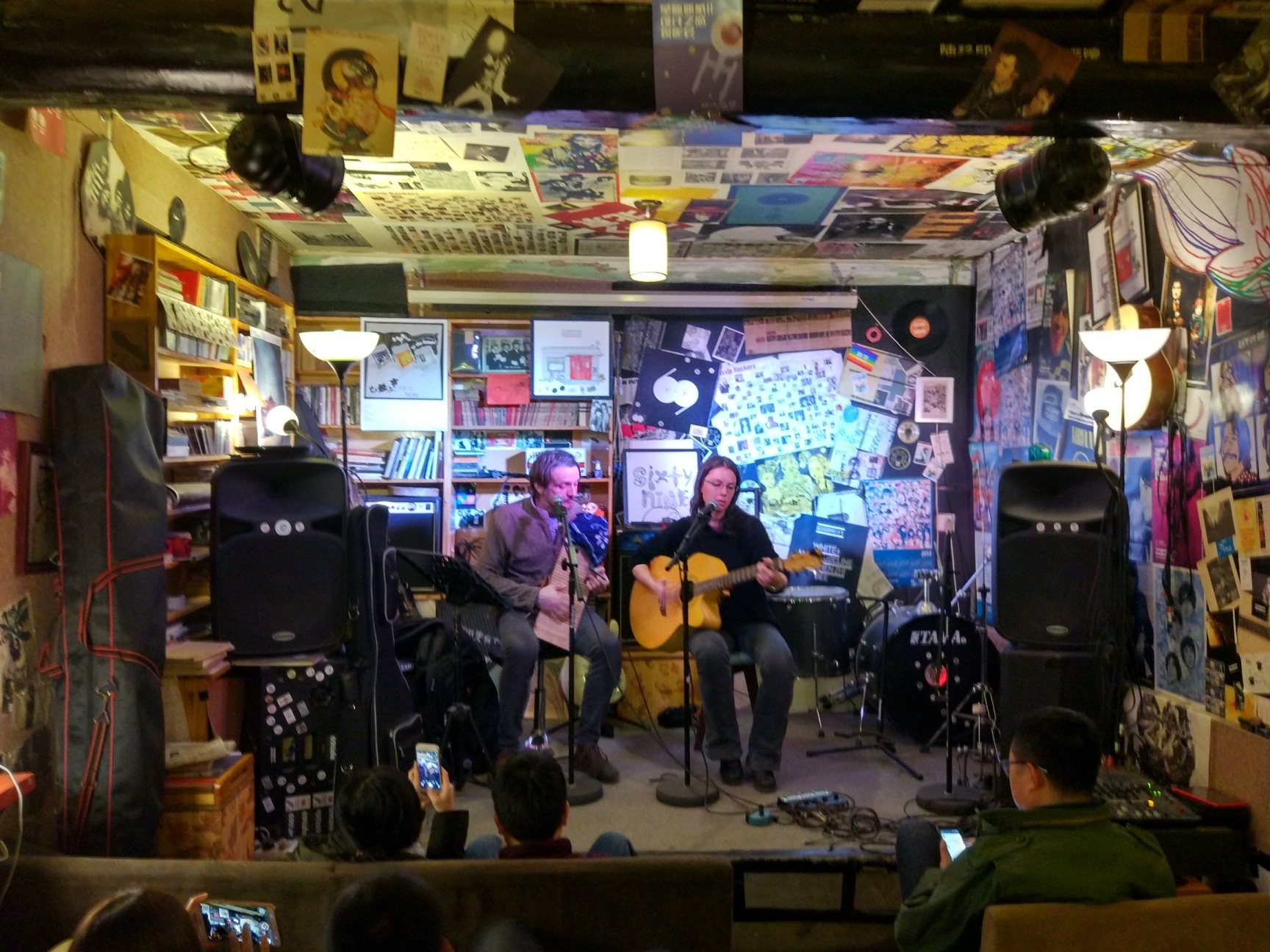 Abel and Eade at 69 Cafe, Beijing, 2017